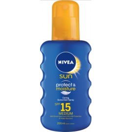 Nivea Sun Protect & Moisture niisutav päikesekaitsesprei SPF15 200 ml