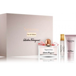 Salvatore Ferragamo Signorina набор для женщин (100 мл. EDP + 10 мл. + 50 мл. лосьон для тела)