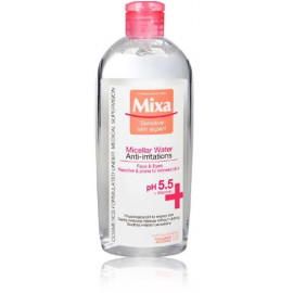 Mixa Cleansing Micellar Water Мицеллярная вода против раздражения для чувствительной покрасневшей кожи 400 мл.