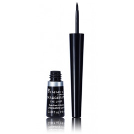 Rimmel Exaggerate Eye Liner жидкая подводка для глаз 2,5 мл. Spalva1 Black