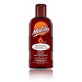 Malibu Bronzing Tanning Oil SPF 6 защитный масло для быстрого загара 200 мл