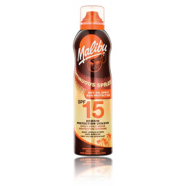 Malibu Continuous Spray Dry Oil SPF 15 спрей лосьон солнцезащитный 175 мл