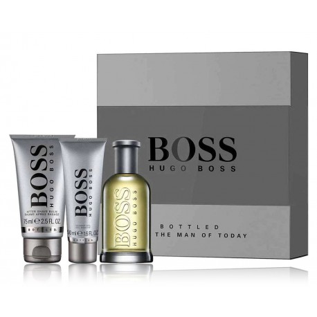 Hugo Boss Bottled набор для мужчин (100 мл. EDT + 50 мл. Гель для душа + 75 мл. бальзам после бритья)